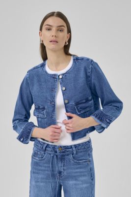 MY ESSENTIAL WARDROBE naisten farkkujakku, DangoMW 144 Short Jacket Indigo