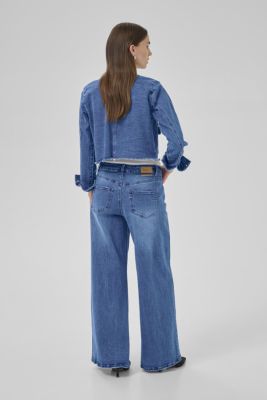 MY ESSENTIAL WARDROBE naisten farkkujakku, DangoMW 144 Short Jacket Indigo