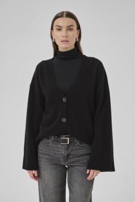 MY ESSENTIAL WARDROBE naisten neuletakki, HuxiMW Knit Cardigan Musta
