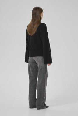 MY ESSENTIAL WARDROBE naisten neuletakki, HuxiMW Knit Cardigan Musta
