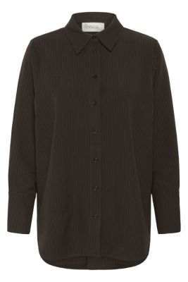MY ESSENTIAL WARDROBE naisten paitapusero, VittaMW Shirt Raidallinen Ruskea