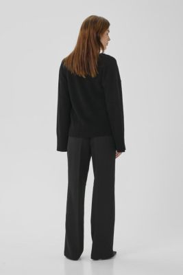 MY ESSENTIAL WARDROBE naisten suorat housut, THE TAILORED PANT Musta