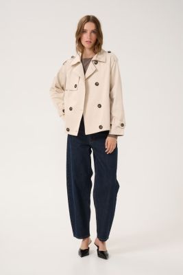 MY ESSENTIAL WARDROBE naisten trenssi, MiraMW Short Trenchcoat Kitti