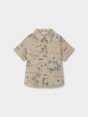 Name It kauluspaita, NMMFERIA SS SHIRT Beige