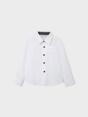 Name It kauluspaita, NMMFESHIRT LS SHIRT Valkoinen
