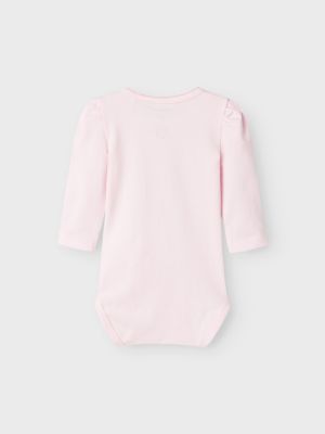 Name It lasten body, NBFHANNAH LS BODY BOX Vaaleanpunainen