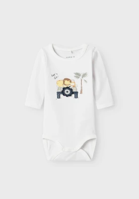 Name It lasten body, NBMHOLLOW LS BODY Valkoinen
