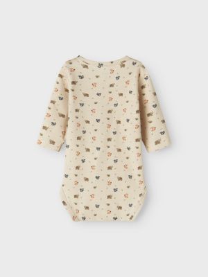 Name It lasten body, NBMOFOREST LS BODY Beige