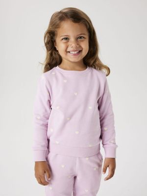 Name It lasten college, NMFVALBA LS SWEAT Vaaleanpunainen