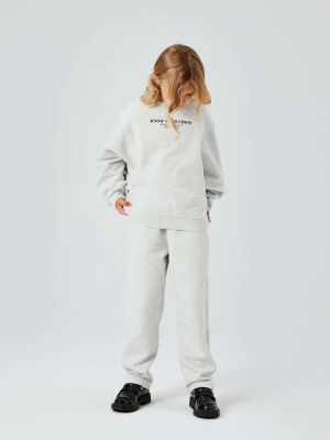 Name It lasten collegehousut, NMFNAKONNI RLX SWEAT PANT Harmaa
