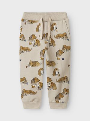 Name It lasten collegehousut, NMMKODY NREG SWEAT PANT UNB Beige