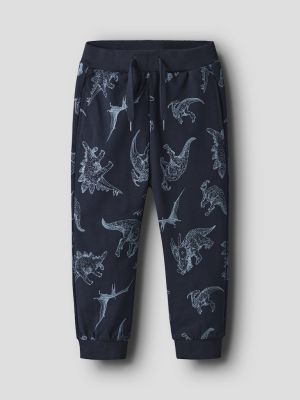 Name It lasten collegehousut, NMMVARON AOP SWEATPANT  Tummansininen