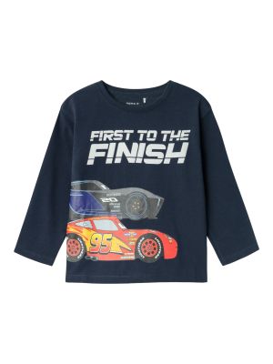 Name It Lasten Collegepaita, NMMASKE CARS REG LS TOP Tummansininen