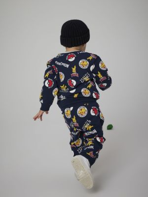 Name It  lasten collegepusero, NMMSILO POKEMON REG SWEATSHIRT Tummansininen