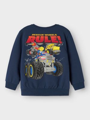 Name It lasten collegepusero, NMMSTEFFEN PAW NREG SWEAT Tummansininen