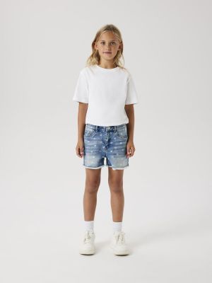 Name It lasten farkkushortsit, NKFROSE HW MOM DENIM SHORTS 3555  Indigo