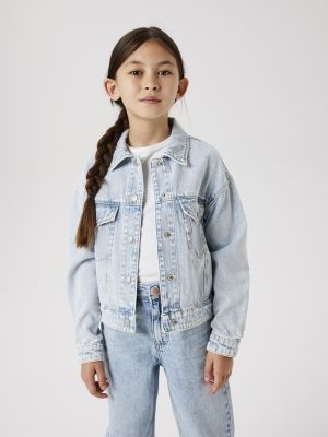 Name It lasten farkkutakki, NKFMILA DENIM JACKET Vaaleansininen