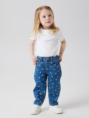 Name It lasten farkut, NMFBELLA MOM SHAPED JEANS Sininen, Indigo