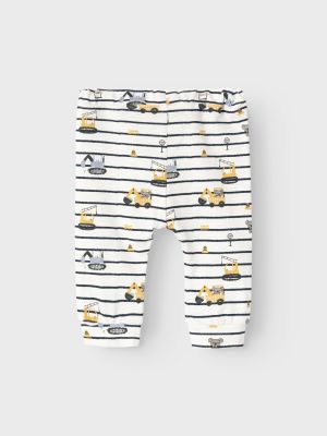 Name It Lasten Housut, NBMBISSON PANT Valkopohjainen Kuosi