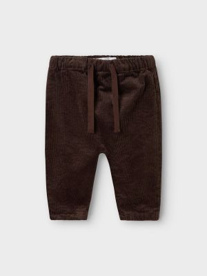 Name It lasten housut, NBMNIKO NREG PANT Tummanruskea