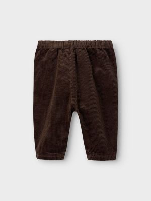 Name It lasten housut, NBMNIKO NREG PANT Tummanruskea