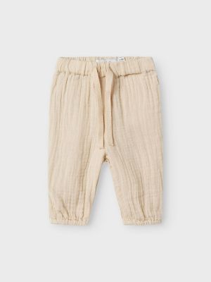 Name It lasten housut, NBNOSAFI PANT S Vaalea Beige