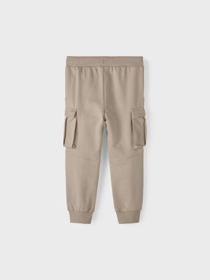 Name It Lasten Housut, NMNOLI SWEAT PANT NOOS Beige