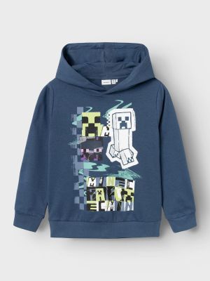 Name It Lasten Huppari, NKMJIRO MINECRAFT SWEAT NOOS Sininen