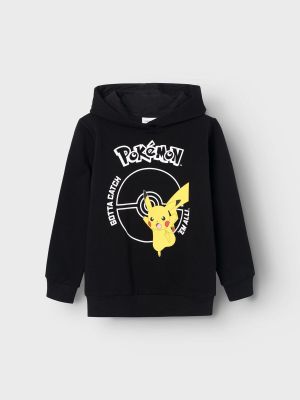 Name It lasten huppari, NKMNOSCAR POKEMON SWEAT Musta