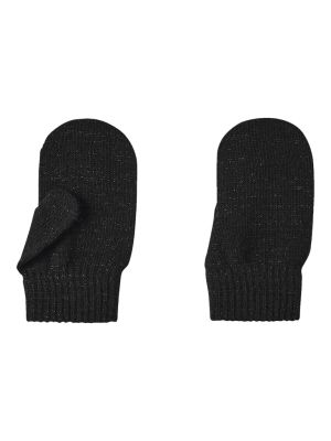 Name It lasten käsineet, NMFMAGIC KNIT GLITTER MITTENS Musta