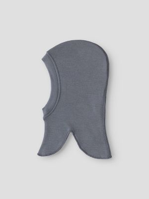 Name It lasten kypärämyssy, NBNWILLIT WOOL BALACLAVA Tummanharmaa