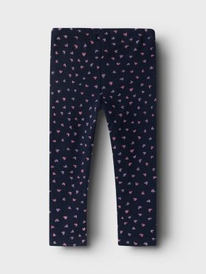Name It lasten leggingsit, NMFDAVINA SWEAT FLEECE LEGGING Tummansininen