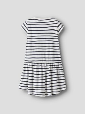 Name It lasten mekko, NKFVIGGA CAPSL DRESS Raidallinen Valkoinen