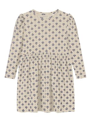 Name It lasten mekko, NMFONINE LS DRESS Beige