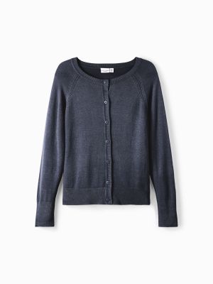 Name It, Lasten Neuletakki, NKFVIONI LS KNIT CARD NOOS Tummansininen