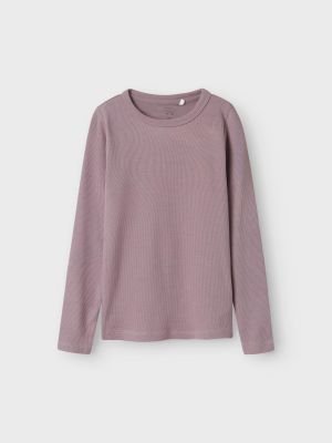 Name It lasten paita, NKFNAKAL LS TOP  Vaaleanpunainen