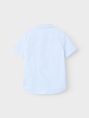 Name It lasten paita, NKMNEWSA SS SHIRT Raidallinen Sininen