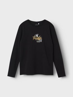 Name It Lasten Paita, NKMVICTOR LS TOP Musta