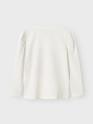 Name It lasten paita, NMFKRULLE LS TOP Valkoinen