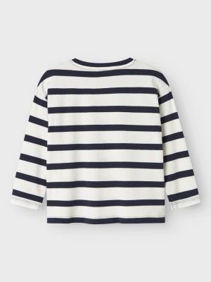 Name It lasten paita, NMMLEROY LS RLX TOP Raidallinen Sininen