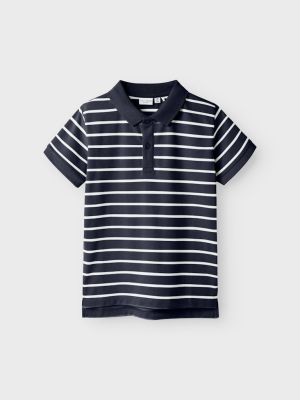 Name It lasten pikeepaita, NKMVOLO SS REG POLO Tummansininen