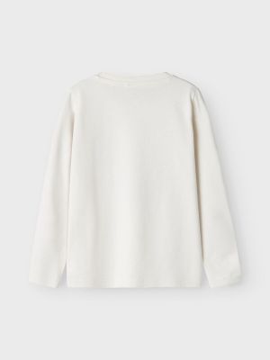 Name It Lasten Pitkähihainen, NMMVICTOR LS TOP Valkoinen