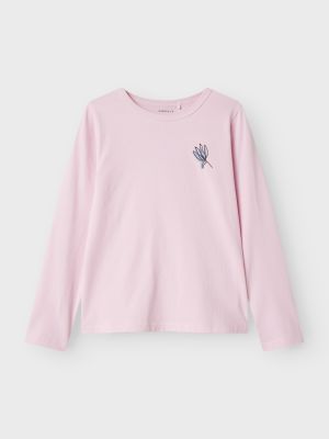 Name It lasten pitkähihainen paita, NKMSTUFF STUMBELG SS NREG TOP Vaaleanpunainen