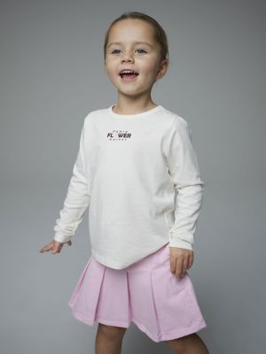 Name It lasten pitkähihainen paita, NKMSTUFF STUMBELG SS NREG TOP Valkoinen