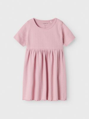 Name It lasten puuvillamekko, NBFHALLEY SS DRESS Vaaleanpunainen