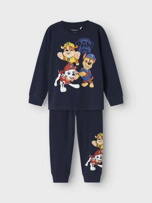 Name It lasten pyjama, NMMARLO PAWPATROL LS NIGHTSET Tummansininen