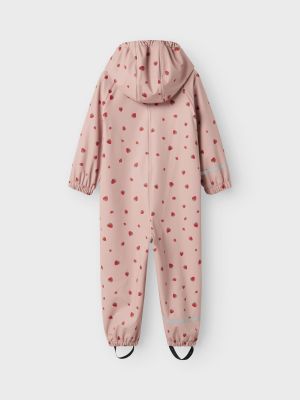 Name It lasten sadepuku, NMFDRY10 RAIN SUIT FLEECE Vaaleanpunainen