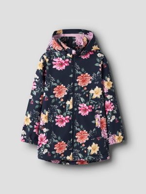 Name It lasten softshell takki, NKFALFA08 SOFTSHELL JACKET LONG Sininen Kuosi