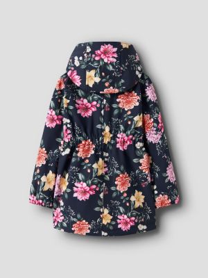Name It lasten softshell takki, NKFALFA08 SOFTSHELL JACKET LONG Sininen Kuosi