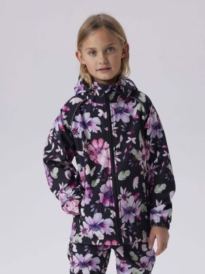 Name It lasten softshell takki, NKFALFA08 SOFTSHELL JACKET Musta Kuosi